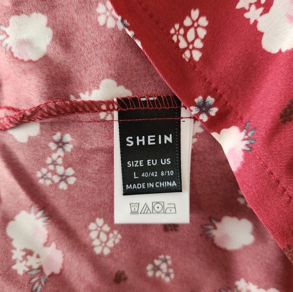 SHEIN Cami Midi Dress - Burgundy - Picture 9 of 9